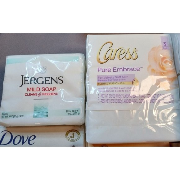 Dove Bath & Body 7 Lb Box Of Womens Dove Olay Jergens Caress Soaps